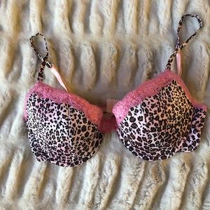 Pink leopard bra by JLo